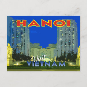 Hanoi, VIetnam, postcard from the serie Visit...