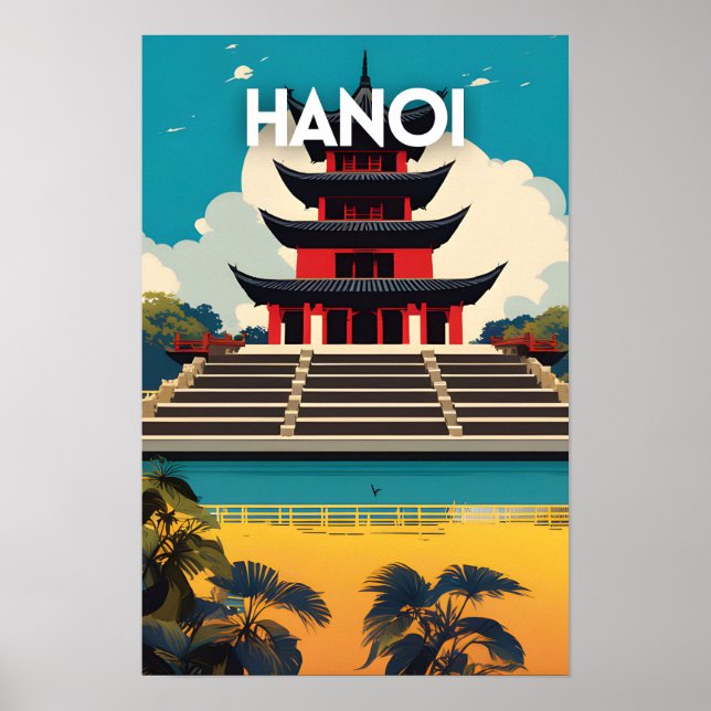 Hanoi Vietnam Poster (Front)