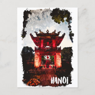 Hanoi Vietnam Temple of Literature Postcard