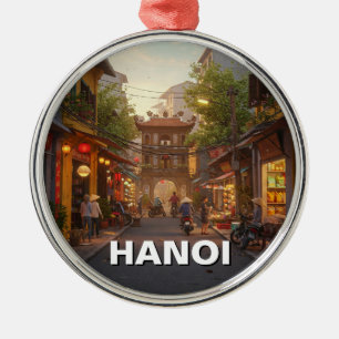 Hanoi Vietnam Travel Metal Tree Decoration