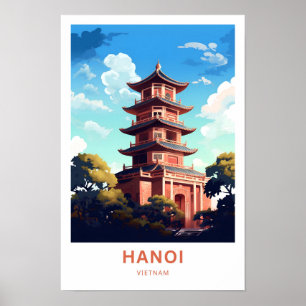 Hanoi Vietnam Travel Print
