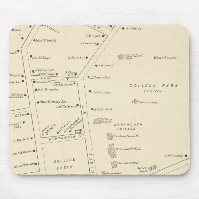 Hanover PO Mouse Mat (Front)