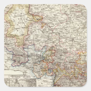 Hanover Region of Germany Square Sticker