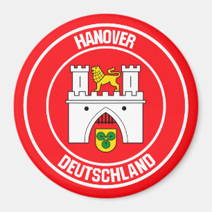 Hanover Round Emblem Magnet