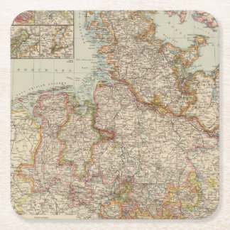 Hanover, Schleswig Holstein Square Paper Coaster