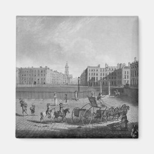 Hanover Square, from a set of four views of London Magnet