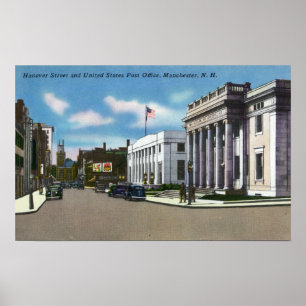 Hanover Street View of the Post Office Poster