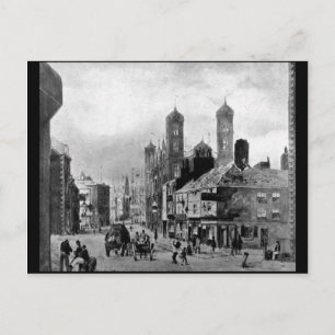 Hanover Street with Duke Street, about 1858 Postcard