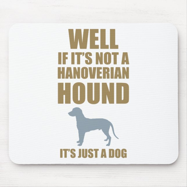 Hanoverian Hound Mouse Mat (Front)