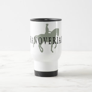 HANOVERIAN with Dressage Horse & Rider Travel Mug