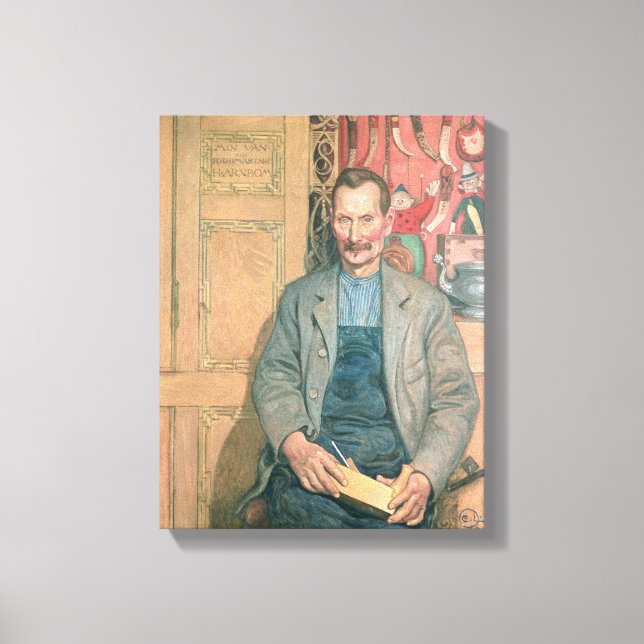 Hans Arnbom, The Carpenter Canvas Print (Front)