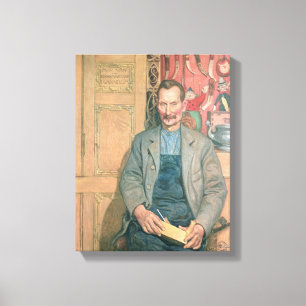 Hans Arnbom, The Carpenter Canvas Print