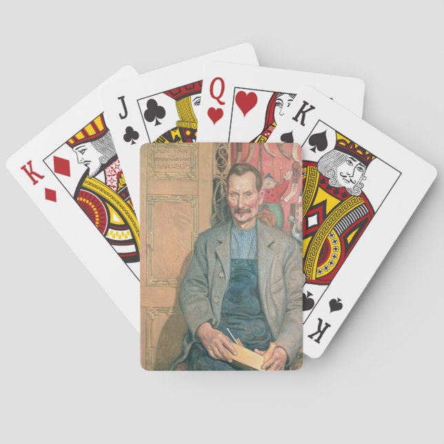Hans Arnbom, The Carpenter Playing Cards (Back)