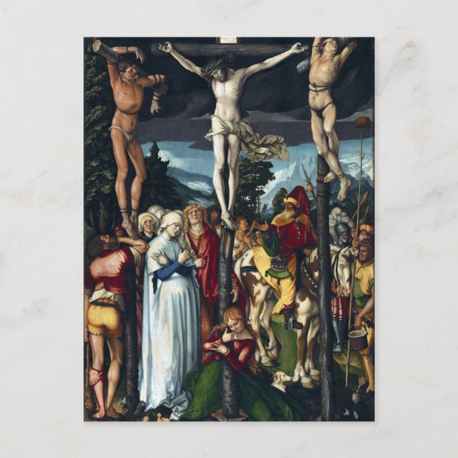 Hans Baldung Grien The crucifixion of Christ Postcard (Front)