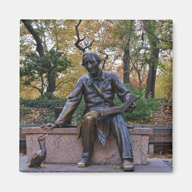 Hans Christian Andersen, Central Park, NYC Magnet (Front)