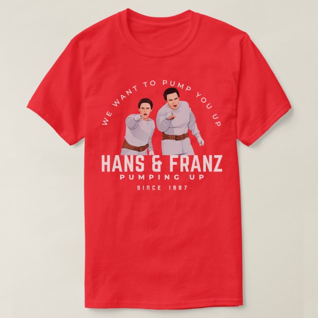 Hans Franz We want to pump you up since 1987 Tapes T-Shirt (Design Front)