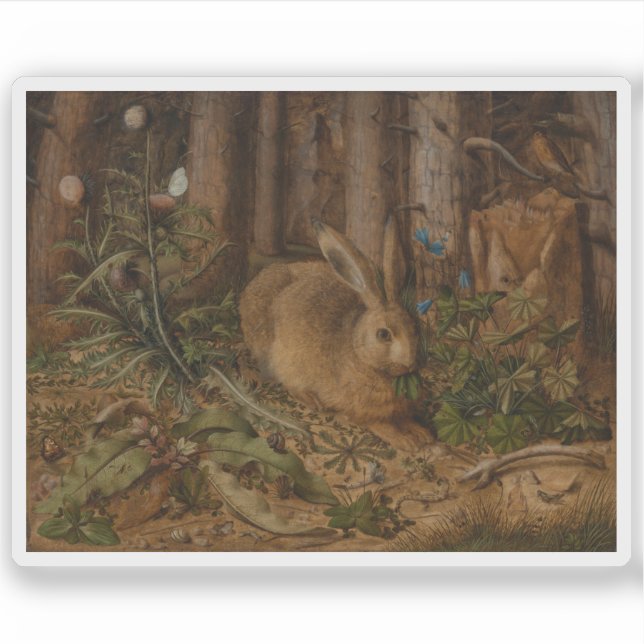 Hans Hoffmann - A Hare in the Forest (Front)