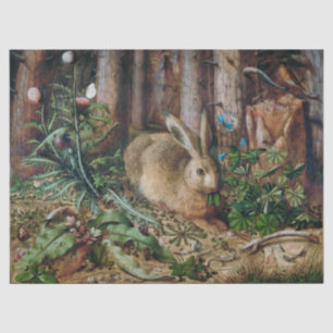 Hans Hoffmann   A Hare in the Forest (1585) Tissue Paper