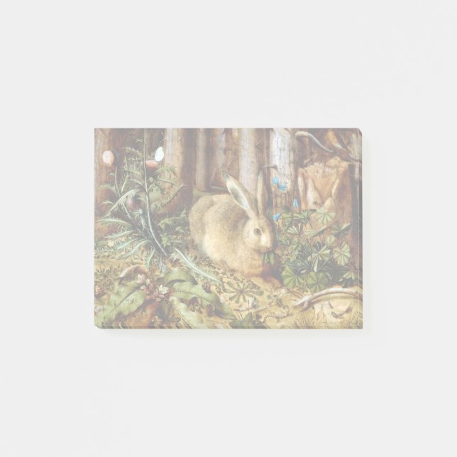 Hans Hoffmann A Hare in the Forest Post-it Notes (Front)