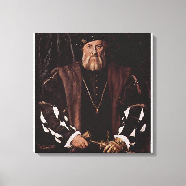 HAN'S HOLBEIN : Charles de Solier Lord of Morette Canvas Print (Front)
