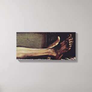 Hans Holbein the Younger - Feet of Christ Canvas Print
