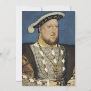Hans Holbein the Younger - Portrait of Henry VIII Invitation