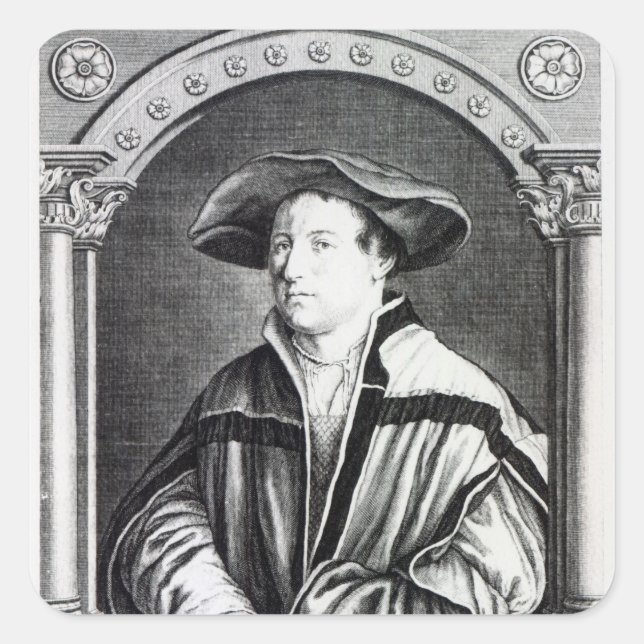 Hans Holbein the Younger Square Sticker (Front)