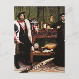 Hans Holbein the Younger- The Ambassadors Postcard
