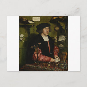 Hans Holbein the Younger - The Merchant Georg Gisz Postcard