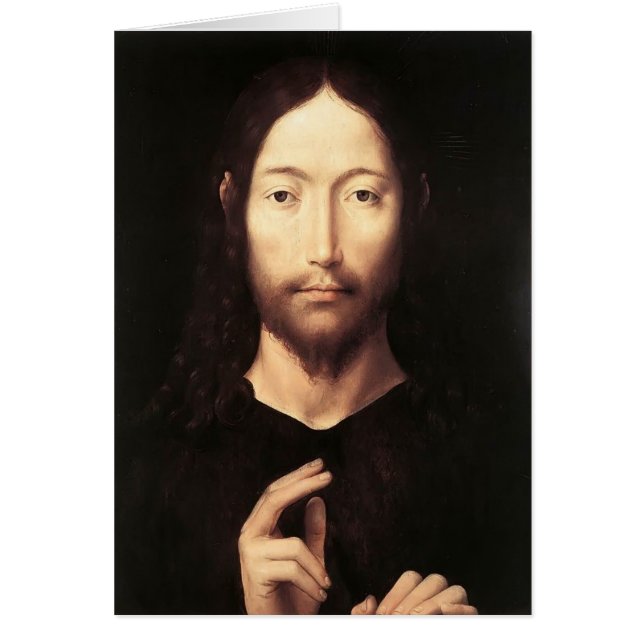 Hans Memling- Christ Giving His Blessing (Front)
