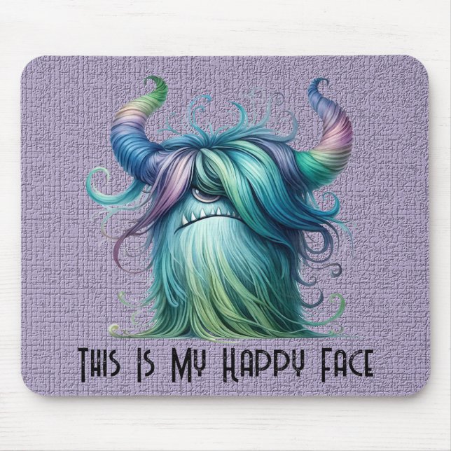 Hans - One-Eyed Monster Custom Mouse Mat (Front)