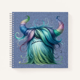 Hans - One-eyed Monster Spiral Notebook