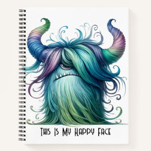 Hans - One-eyed Monster Spiral Photo Notebook