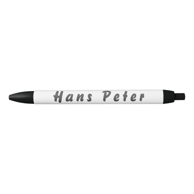 Hans Peter Kugelschreiber Black Ink Pen (Front)