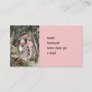 Hansel and Gretel and the Witch at the Door Business Card