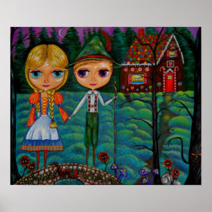 Hansel and Gretel Blythe Dolls Poster