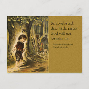 Hansel and Gretel CC0207 Fairy Tale Postcard