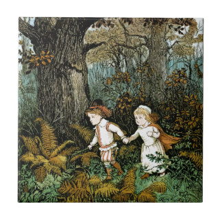 Hansel and Gretel Illustration Tile