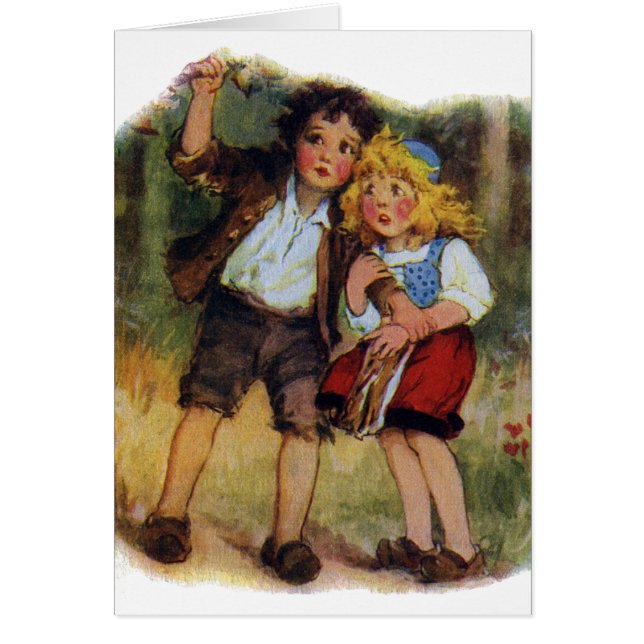 Hansel and Gretel Lost in the Woods (Front)