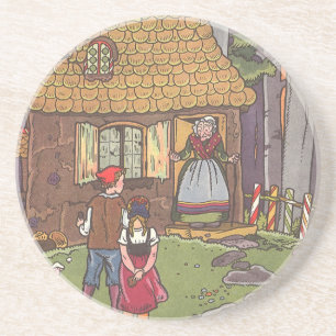 Hansel and Gretel, Vintage Fairy Tale by Hauman Coaster