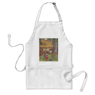 Hansel and Gretel, Vintage Fairy Tale by Hauman Standard Apron