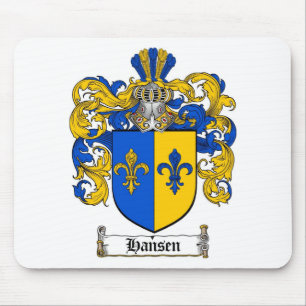 HANSEN FAMILY CREST -  HANSEN COAT OF ARMS MOUSE MAT