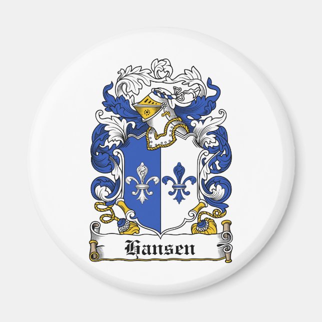 Hansen Family Crest Magnet (Front)