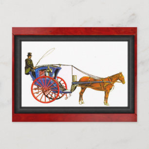 Hansom Cab, London Postcard