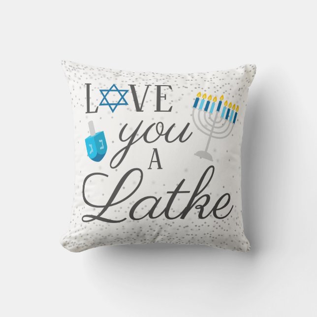 Hanukah Pillow! Cushion (Front)