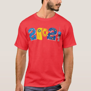 Hanukkah 2021 Toilet Paper Menorah Jew Star Fully T-Shirt