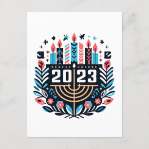 Hanukkah 2023 postcard