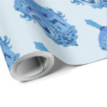 HANUKKAH 30" x 30'   MATTE CARTOON Wrapping Paper<br><div class="desc">HANUKKAH 30" x 30'   MATTE CARTOON Wrapping Paper</div>