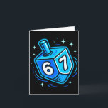 Hanukkah 67 Meme Chanukah Jewish Men Women Kids  Card<br><div class="desc">Hanukkah 67 Meme Chanukah Jewish Men Women Kids</div>