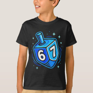 Hanukkah 67 Six Seven Boy Girl Kids 67 Meme Hanukk T-Shirt